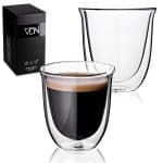 Dubbelwandige glazen koffie - 250 ML - Set van 2 - Koffieglazen