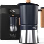 Percolator - 300 ml 6 kops - RVS met houten handvat - Alle warmtebronnen